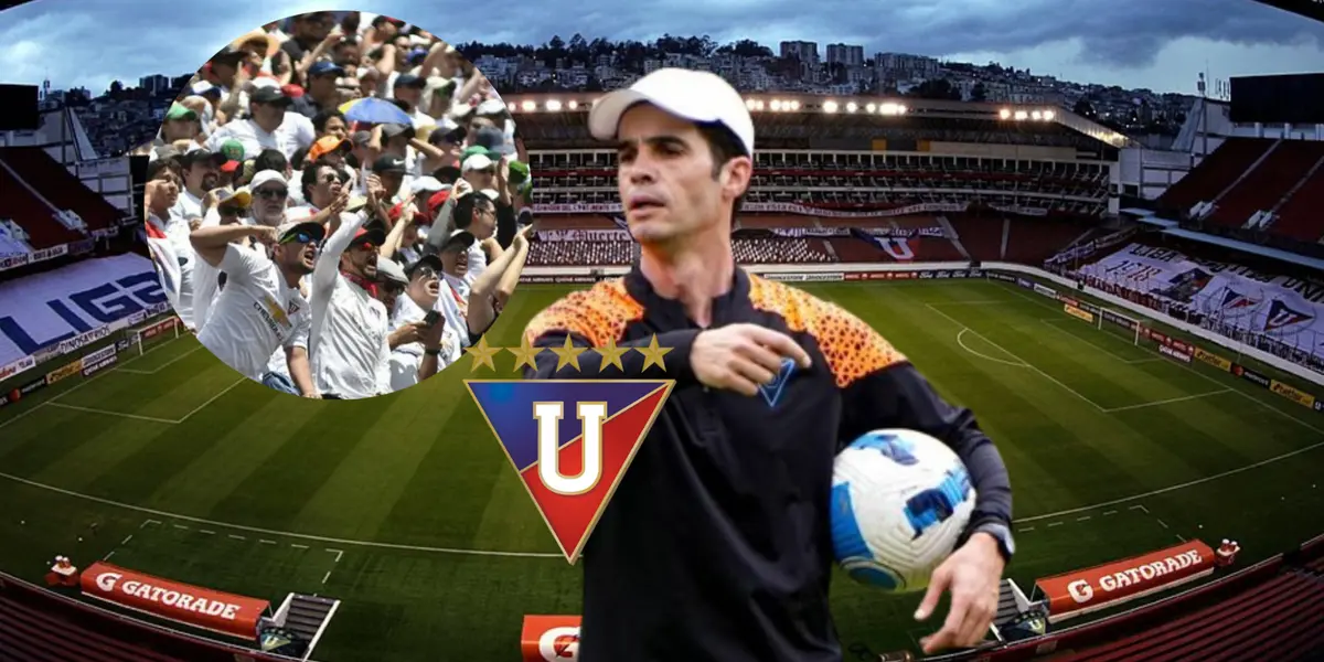 A pesar de las críticas, los elogios de Josep Alcácer para la hinchada de Liga de Quito