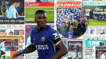 La prensa internacional reaccionó al partido de Moisés Caicedo