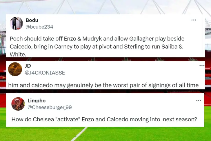 Comentarios de los hinchas del Chelsea sobre Moisés Caicedo
