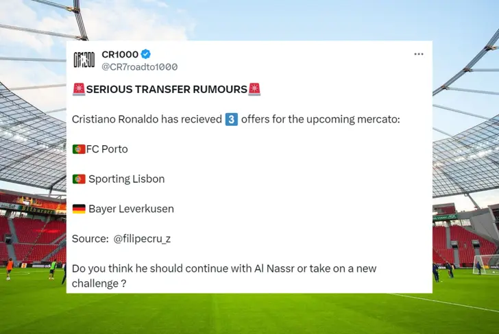 Fuente de que Cristiano Ronaldo podría llegar al Bayer Leverkusen