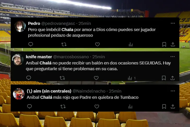 Comentarios de los hinchas de Barcelona SC enojados con Aníbal Chalá