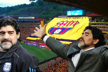 El jugador que fue mimado de Maradona, le fue mal en Barcelona SC y ahora juega en segunda