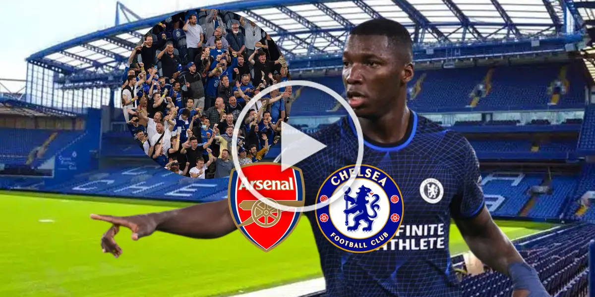 (VIDEO) Hizo rugir al estadio, la gran salvada de Moisés Caicedo en el Arsenal vs Chelsea