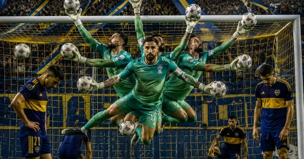 Hernán Galíndez contra Boca Juniors