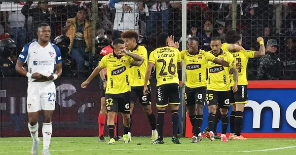 Barcelona SC celebró la victoria contra Liga de Quito