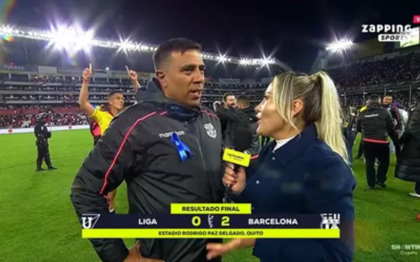César Farías, entrenador de Barcelona SC