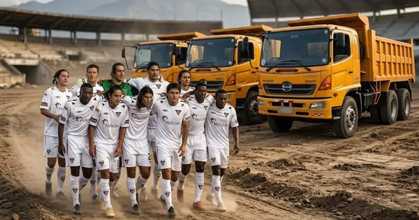 Jugadores de Liga de Quito, campeones de la Libertadores 2008
