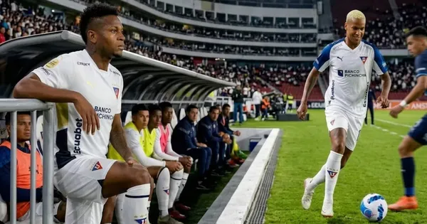 Michael Estrada, delantero de Liga de Quito