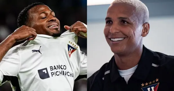 Estrada y Deyverson en Liga