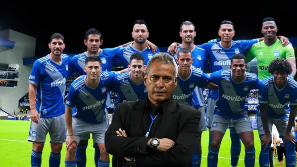 11 titular de Emelec, Hernán Torres cruzado los brazos. Foto tomada de: Emelec