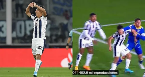 A Alan Franco lo agredió Marcos Rojo en el partido entre Talleres y Boca Juniors. El medio ESPN habló al respecto