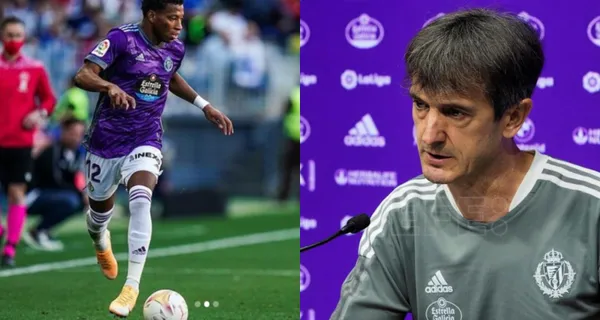 A Gonzalo Plata le hicieron un claro penal en la derrota del Real Valladolid ante Girona que no fue pitado y el entrenador no se guardó nada