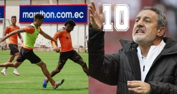 A Liga de Quito le hace falta un 9, solamente tienen a Bryan de Jesús y Palomo Molina. Pero Marini tiene solo en mente un enganche