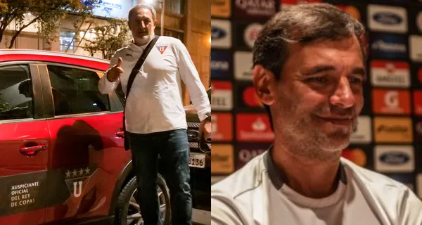 A Pablo Marini le regalaron en Liga de Quito un carro del año valorado en 50 mil dólares. Mira cómo es el carro que tiene Fabián Bustos en Barcelona SC