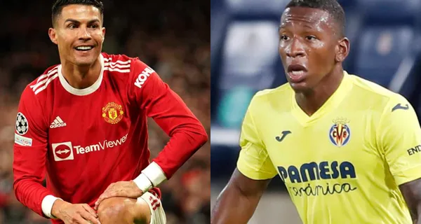 A Pervis Estupiñán lo lanzó al suelo Cristiano Ronaldo en su desesperación porque no avance al ataque, mientras que el ecuatoriano provocó que se cambie de banda