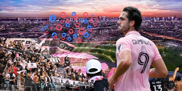 Además de sus goles, el 9 tricolor fue tendencia por recibir el cariño de los aficionados