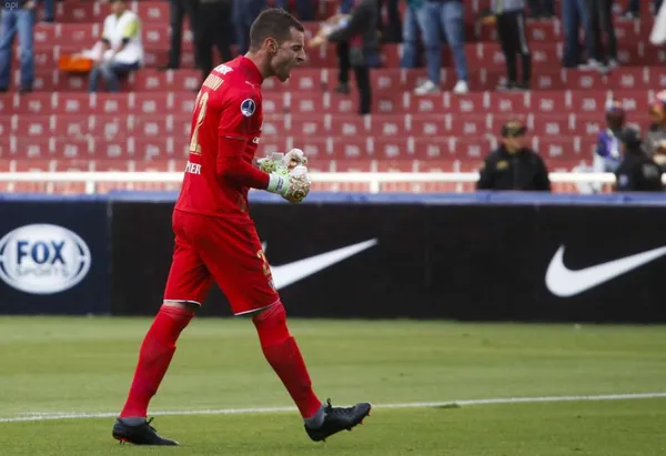 Adrián Gabbarini fue el capitán de Liga de Quito en el cotejo ante Mushuc Runa y su