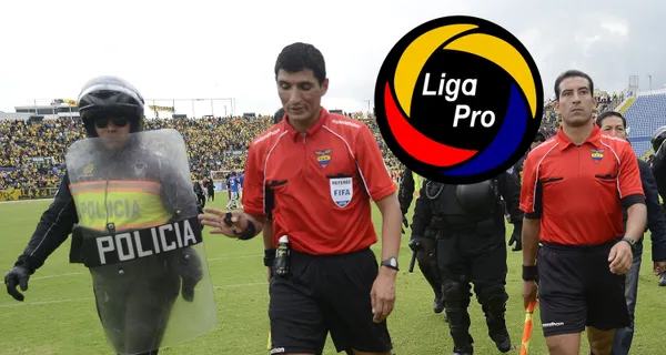 Al referí le dieron un golpe que lo mandó al suelo y se hizo viral, en el fútbol ecuatoriano
