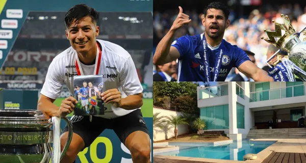 Alan Franco espera su salida de Atlético Mineiro debido a la falta de oportunidades, mientras que Diego Costa llegó para reforzar la delantera y a vivir en una casa valorada en 5 millones de dólares ¿Y la del ecuatoriano?