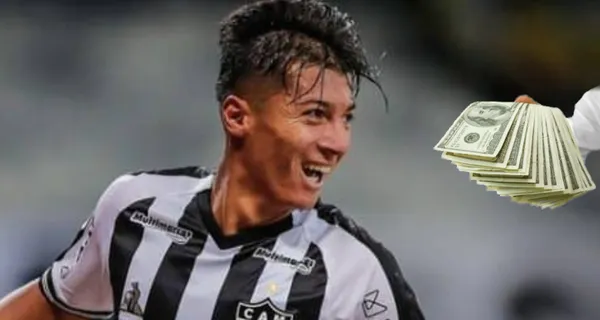 Alan Franco tiene oportunidad de cambiar de equipo en Brasil. Fortaleza lo quiere fichar pero con un salario mucho menor al de Atlético Mineiro