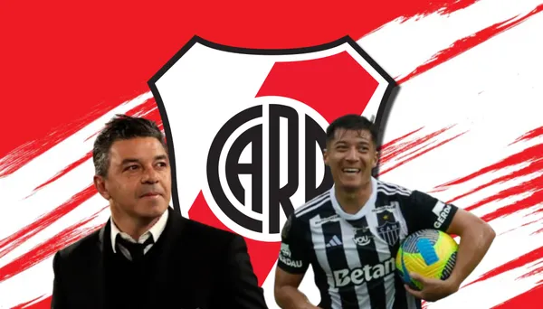 Alan Franco y Marcelo Gallardo / Foto: Infobae