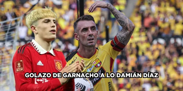 Alejandro Garnacho marcó un golazo con el Manchester United