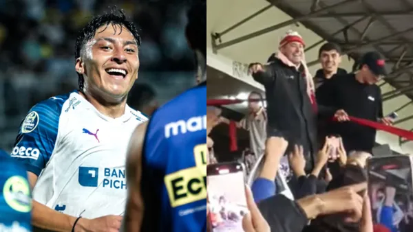 Alejandro Tobar se declaró hincha albo, ahora cumple su sueño y acompaña al club hasta en las gradas