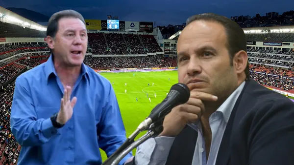 Álex Aguinaga y Francisco Egas (Foto tomada de: Primicias/API)