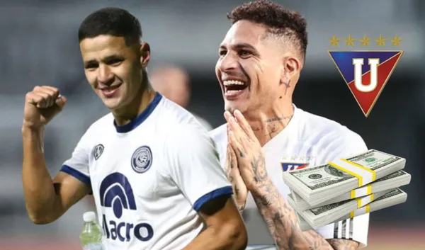 Alex Arce, al lado Paolo Guerrero. FOTO: El Peruano