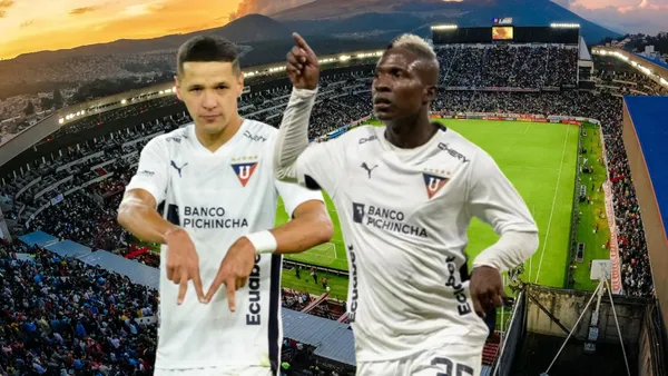 Alex Arce, Jairon Charcopa. Foto tomada de: Liga de Quito