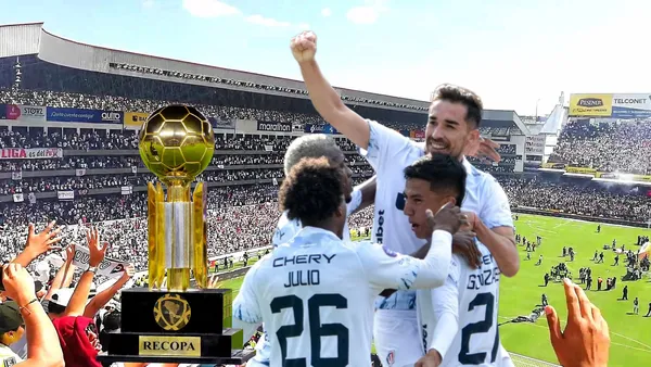 Alex Arce marcó y fue le héreo de Liga de Quito en la Recopa