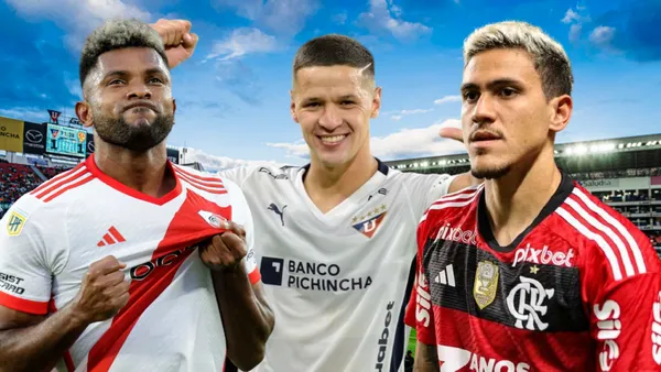 Alex Arce, Miguel Borja y Pedro (Foto tomada de: Liga de Quito/API/CRF/TNT)