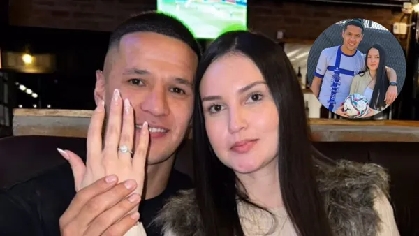 Alex Arce y su pareja / Foto: Diario Popular