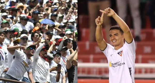 Alexander Alvarado es de los mejores pero otro jugador es el mimado de los hinchas de Liga de Quito, quienes lo apoyan de manera incondicional