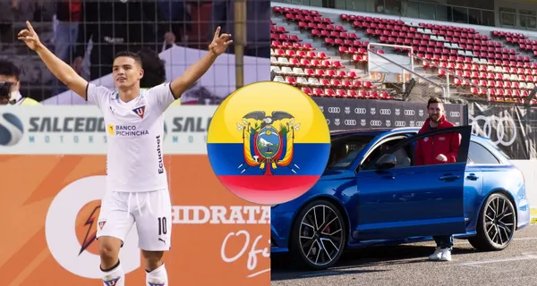 Alexander Alvarado posee un auto de 35 mil, mientras este ecuatoriano se compró uno igual al de Messi