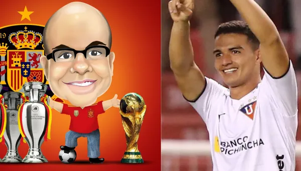 Alexander Alvarado tuvo un partido más en la oficina y le dio la victoria a Liga de Quito