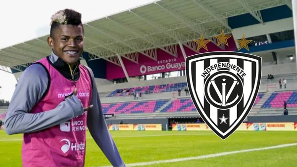 Alexander Bolaños en el Estadio Banco de Guayaquil (Foto tomada de: Independiente del Valle/Wikipedia)