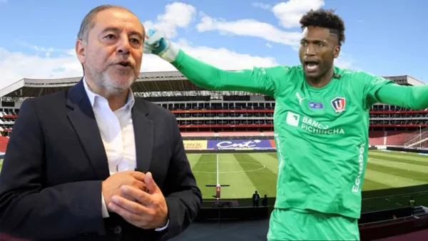 Alexander Domínguez se cansó tras lo que fue el partido