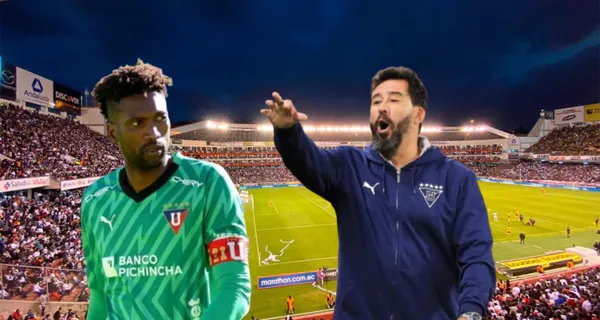 Alexander Domínguez y Vitamina Sánchez / Foto de: El Futbolero Ecuador