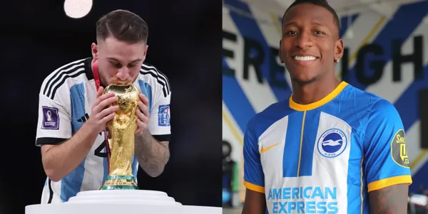 Alexis Mac Allister le puso un nuevo apodo a Pervis Estupiñán