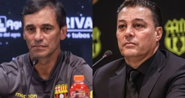 Alfaro Moreno finalmente llegó a Guayaquil pero Fabián Bustos le hizo enojar tras derrota de Barcelona SC