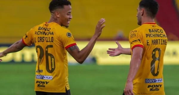 Alfaro Moreno había hablado en la previa y los jugadores de Barcelona SC no tenían margen de error