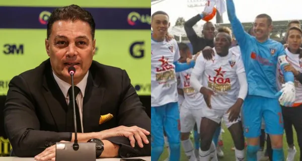 Alfaro Moreno habló hizo de menos meses atrás a Liga de Quito, pero ahora Barcelona SC quedó fuera de la Libertadores