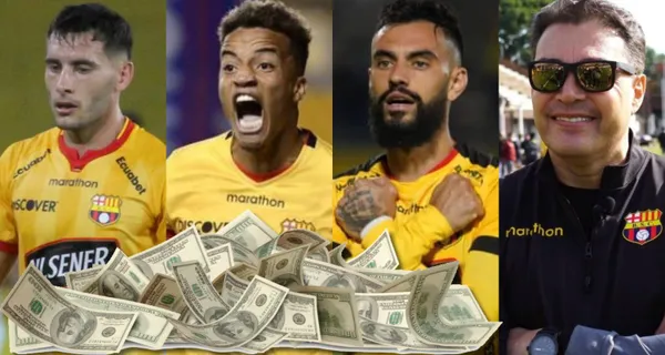 Alfaro Moreno informó los millones que ganó Barcelona SC con la venta de Gonzalo Mastriani, Emmanuel Martínez y Byron Castillo ¿Qué harán con el dinero?