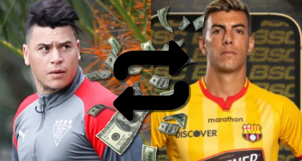 Alfaro Moreno, presidente de Barcelona SC, confirmó que el cambio con Liga de Quito entre Carlos Rodríguez y Michael Hoyos es una realidad