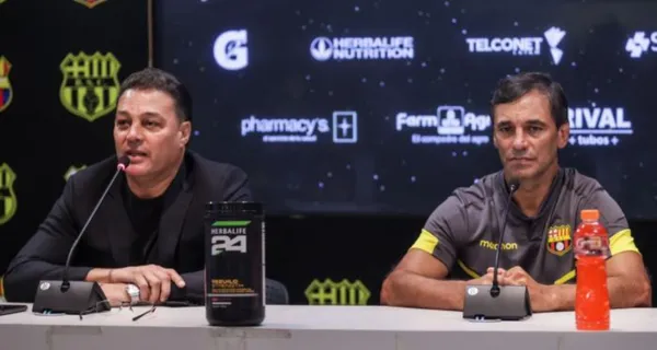 Alfaro Moreno tomó cartas en el asunto luego de la derrota de Barcelona SC, con Bustos como responsable