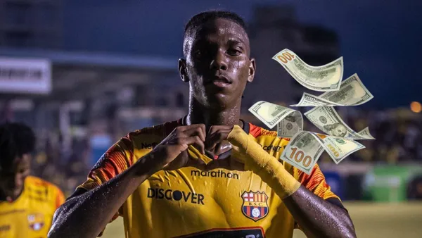 Allen Obando jugador de Barcelona SC