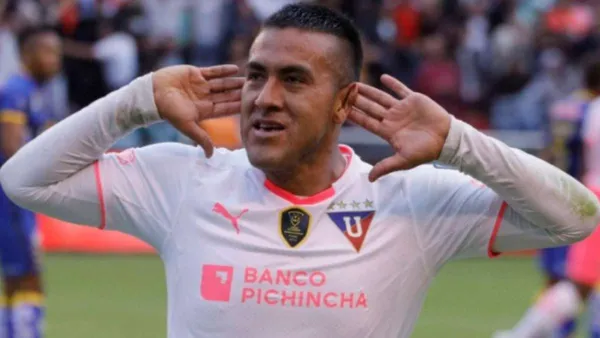 Andrés Chicaiza en Liga de Quito / Foto tomada de: API