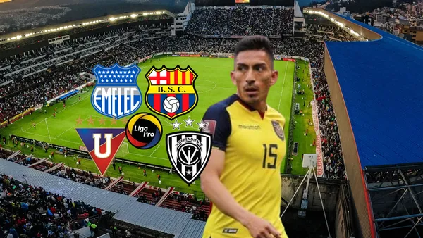 Ángel Mena atento, equipos de Ecuador. Foto tomada de: La Tri/Pes Logos