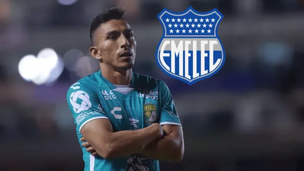 Ángel Mena-Emelec / Foto: Olé